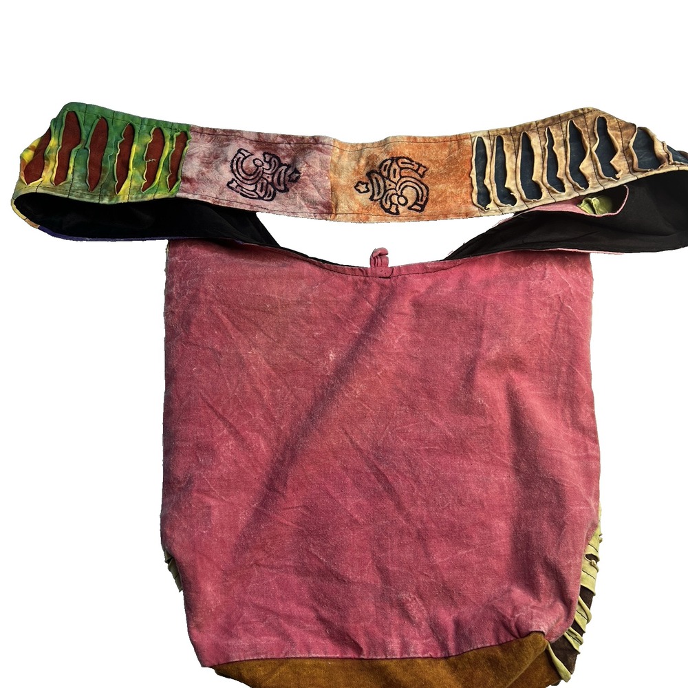 Hobo Hippie Festival Rave India Boutique Crossbody/ Shoulder Bag Women Patchwork - Picture 7 of 13